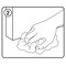 Prime-Line Door Stop w/ Door Retainer on Pivoting Arm, Tan, w/Adhesive Back, For 1-3/4 in. Thick Door 1 Set U 101116 - alternate 5